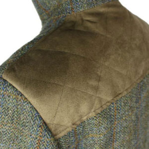 Harris Tweed Field Coat, Boyd Coat - Green Multi