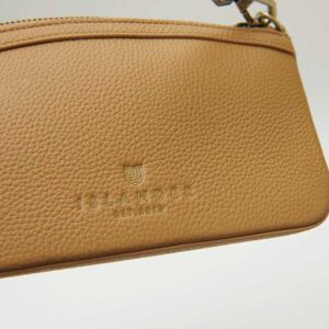 Harris Tweed Shoulder Bag, The Ailsa, Beige Dogtooth