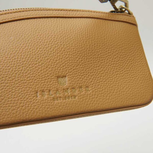 Harris Tweed Shoulder Bag, The Ailsa, Beige Dogtooth
