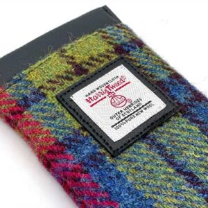 Harris Tweed Glasses Sleeve in Blue/Pink Check
