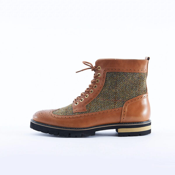 Harris Tweed The Huntsman Harris Tweed Classic Shoe Chestnut