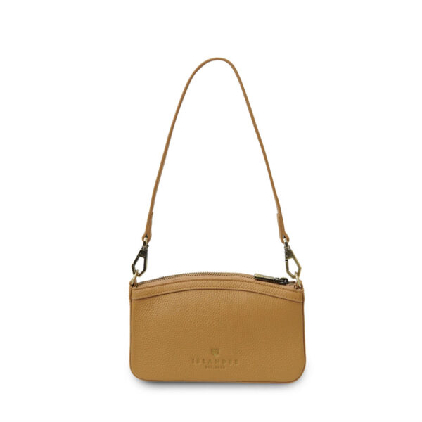 Harris Tweed Shoulder Bag, The Ailsa, Beige Dogtooth