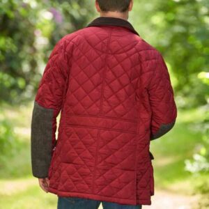 Heren SteppJack "Boston" Met Harris Tweed Details In Red Dahlia