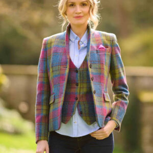 Harris Tweed Dames Blazer "LadiesClub" In Candy Check
