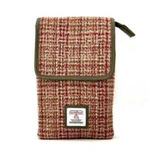 Harris Tweed Mini Crossbody Bag in Maple
