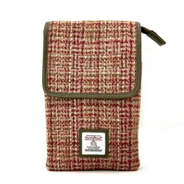 Harris Tweed Mini Crossbody Bag in Maple