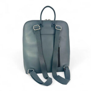 Harris Tweed Backpack In Turquoise Herringbone