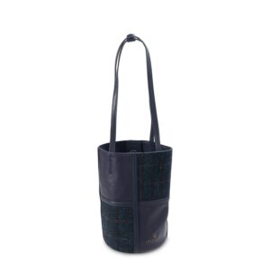 Harris Tweed Clutch, The Orlagh, Islander, Navy Overcheck