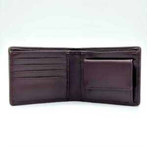 Harris Tweed Bifold Coin Wallet In Country Green