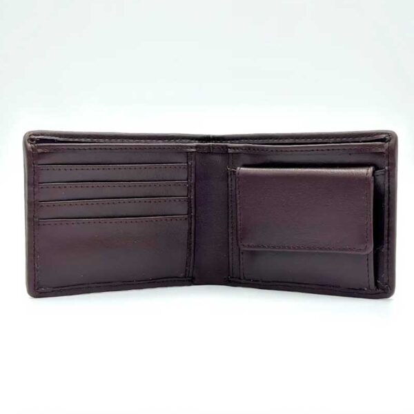Harris Tweed Bifold Coin Wallet In Country Green