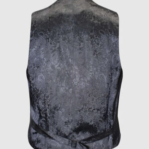 Harris Tweed Vestje, Iain Waistcoat - Grey/Blue Check