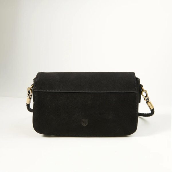 Harris Tweed Clutch, The Caithness, Islander, Black Herringbone