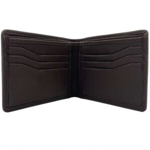 Harris Tweed Bifold Wallet In Blue Brown Check
