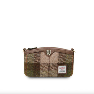 Harris Tweed Shoulder Bag, The Ailsa, Chestnut Tartan