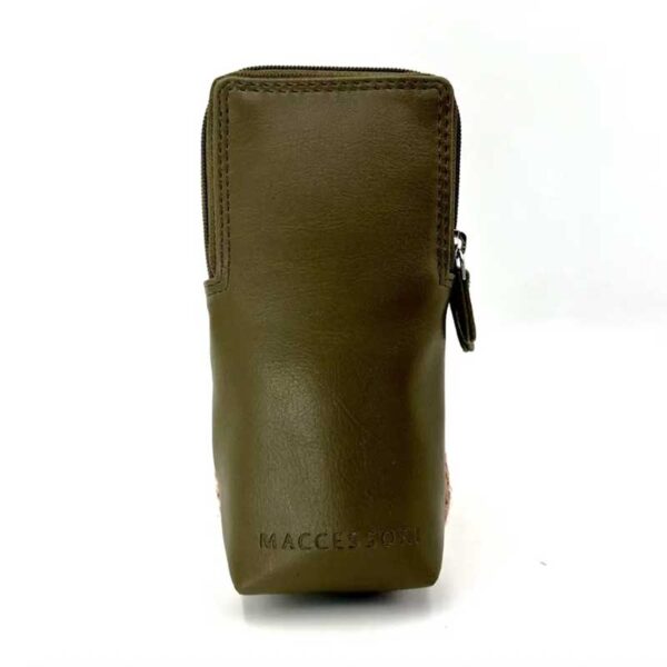 Harris Tweed Double Glasses Sleeve in Maple