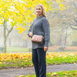 Harris Tweed Camera Bag In Maple