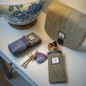 Harris Tweed Glasses Sleeve in Country Green