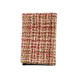Harris Tweed Pop Up Card Holder In Maple