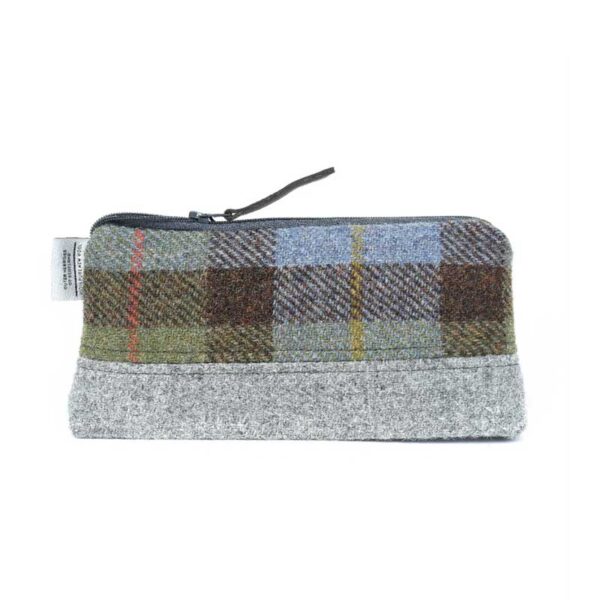 Harris Tweed Highland Range Cosmetic Bag McLeod Plaid