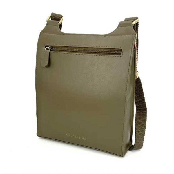 Harris Tweed Satchel Bag In Maple