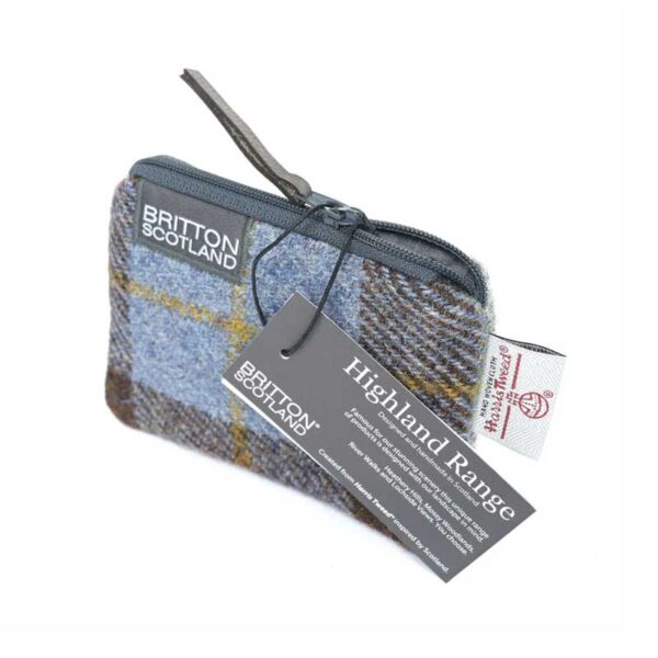 Harris Tweed Highland Card Purse Mcleod Plaid