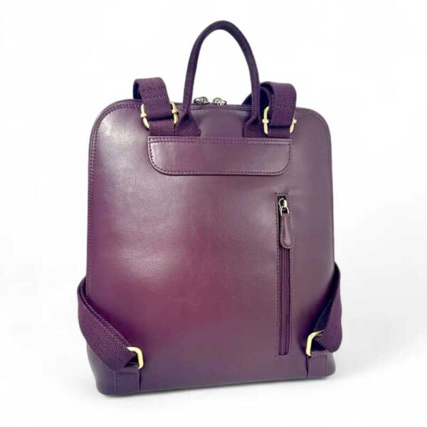 Harris Tweed Backpack In Pastel Pink