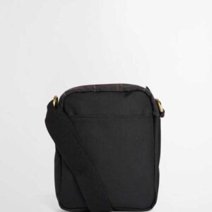 Barbour Field Wax Crossbody Bag Dark Classic Tartan