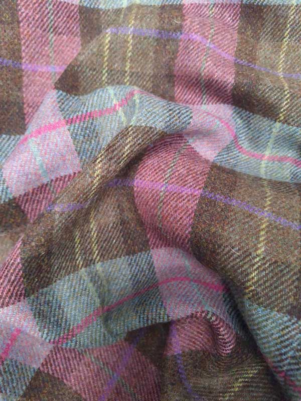 Harris Tweed Jacket "London" In Tartan Check