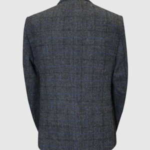 Harris Tweed Colbert, Patrick Jacket - Grey/Blue Check