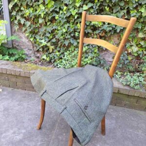 Harris Tweed Pantalon "Mr. Miller" In Green Island herringbone