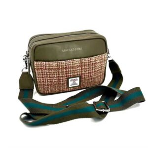 Harris Tweed Camera Bag In Maple
