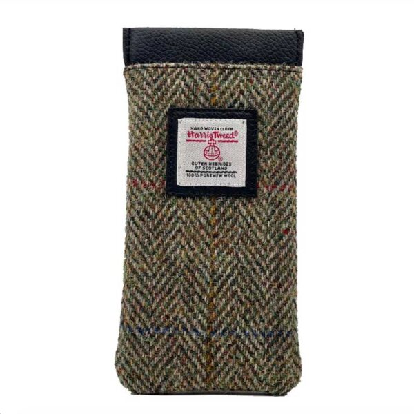Harris Tweed Glasses Sleeve in Country Green