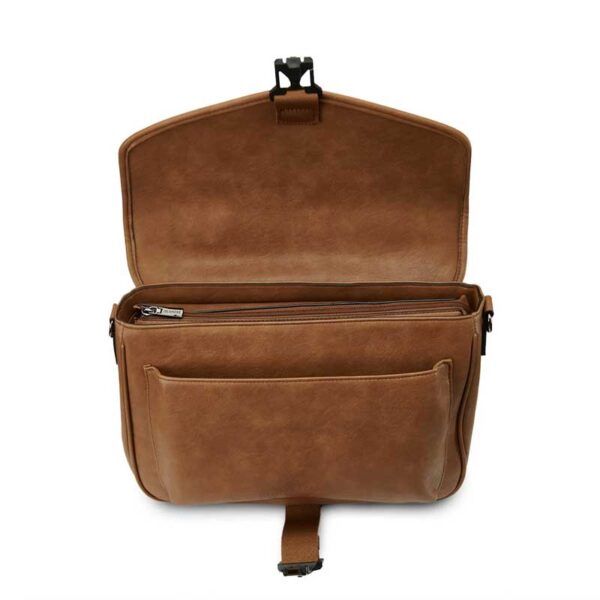 Harris Tweed The Laptop Satchel, Fuchsia Tartan