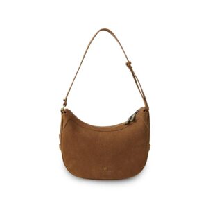 Harris Tweed Shoulder Bag, The Ellon, Islander, Chestnut Blue Tartan