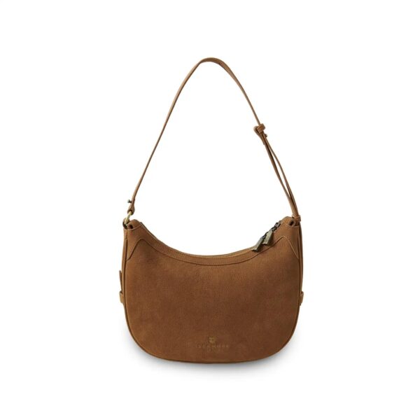 Harris Tweed Shoulder Bag, The Ellon, Islander, Chestnut Blue Tartan