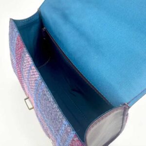Harris Tweed Mini Day Bag In Pastel Pink