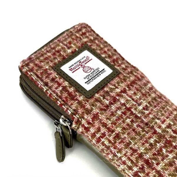 Harris Tweed Double Glasses Sleeve in Maple