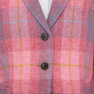 Harris Tweed Dames Blazer "LadiesClub" in Rose Punk Check
