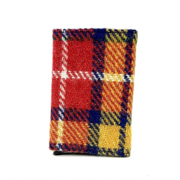 Harris Tweed Pop Up Card Holder In Saffron