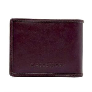 Harris Tweed Bifold Coin Wallet In Blue/Brown Check