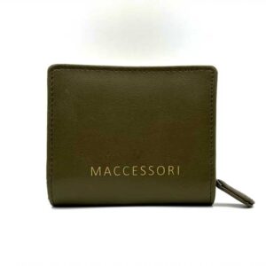 Harris Tweed Trifold Purse In Maple