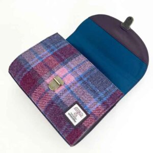 Harris Tweed Mini Day Bag In Pastel Pink