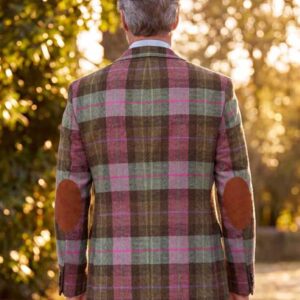 Harris Tweed Jacket "London" In Tartan Check
