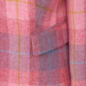 Harris Tweed Dames Blazer "LadiesClub" in Rose Punk Check