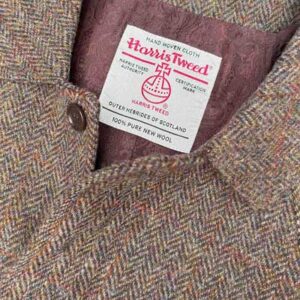 Harris Tweed Overjas Raglan, Brown
