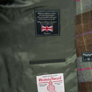 Harris Tweed Jacket "London" In Tartan Check