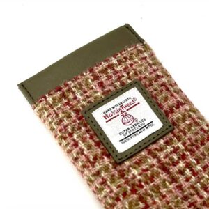Harris Tweed Glasses Sleeve in Maple