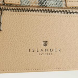 Harris Tweed Clutch, The Leather Mini Satchel, Islander, Islander Tartan