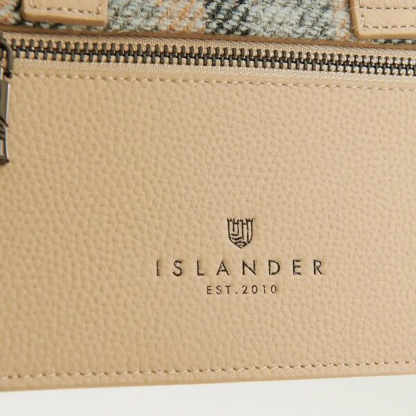 Harris Tweed Clutch, The Leather Mini Satchel, Islander, Islander Tartan