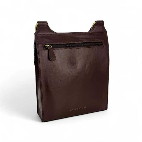 Harris Tweed Satchel Bag In Blue/Brown Check